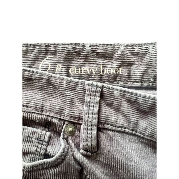 LOFT Ann Taylor Curvy Boot Corduroy JEANS SIZE 6P - Picture 7 of 7